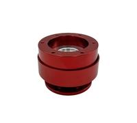 Mozzi Per Volante Auto Per MOZA Simagic M10 A/Mini Euro Truck 70 Mm 6 Fori Simulatore Di Guida Adattatore Mozzo A Sgancio Rapido Ricambi Auto(Red)