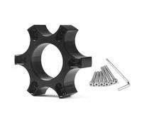 Mozzi Per Volante Auto Per Piastra Adattatrice Per Distanziali Per Ruote In Lega Di Alluminio Da 70 Mm Thrustmaster T300RS Ricambi Auto(Black)