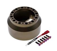 Mozzi Per Volante Auto Per VW Per Golf 4/5/6/7/8 MK4/6 Kit Adattatore Per Base Volante In Lega Di Alluminio Forgiato Connettore Per Mozzo Ruota Corto Per Sterzo Auto(Golf 7 Gold)