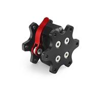 Mozzi Per Volante Auto Sgancio Rapido Per Volante Per Simagic Per Thrustmaster Per Logitech Per Giochi Di Corse Lega Di Alluminio 70 Mm Ricambi Auto(Blue)