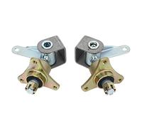 Mozzi Ruota Mandrino dello Sterzo, Mozzi Ruota con 3 Perni Mandrino dello Sterzo, Mozzi delle Ruote Anteriori in Lega di Acciaio Mandrino dello Sterzo Per Quad ATV Go Kart