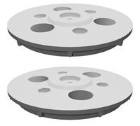 Mozzi Ruota per Carrello Spesa con Cuscinetti Skateboard Stampati 3D