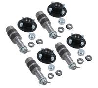 Mozzi ruota rimorchio PCD da 4 pollici + cuscinetti con saldatura su asse...