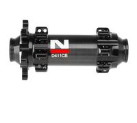 Novatec D411cb 6b Front Hub Nero 24H / 15 x 100 mm Black