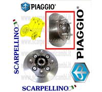 MOZZO COMPLETO DI DISCO RUOTA ANT. PIAGGIO QUARGO VTL -WHEEL HUB- D4351087Z02