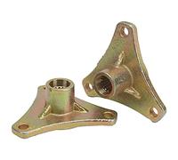 Mozzo Dell'Asse Posteriore Della Ruota Scanalata, Qiilu Mozzi Ruota Perno Posteriore, 2 Pezzi 17T Spline Mozzo Ruota Posteriore Mozzo In Lega D'Acciaio Adatto Per Quad Bike Atv Go Kart 50Cc 110Cc