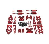 Mozzo dello sterzo Per SCY Serie Completa 1/16 Per JJRC C8805 Aggiornamento E Modifica Del Metallo Tazza Dello Sterzo Kit Controllo Remoto Parti Riparazione Auto(Red)