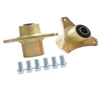 Mozzo di ricambio for cerchione ruota anteriore 3 perni 17mm con cuscinetto for componente in lega di acciaio zincato ATV Quad 50cc 150cc