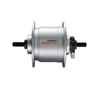 Shimano Nexus Dh-c3000 Dynamo 3w Front Hub Argento 36H / 10 x 100 mm Silver