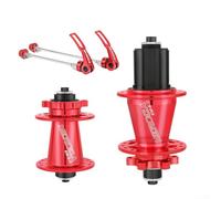 Mozzo freno a disco posteriore in fibra di carbonio con 32 fori, corpo in lega di alluminio 7075, opzioni di sgancio rapido e assale passante, 5 cuscinetti, 44 mm 6 pedane, compatibile con velocità