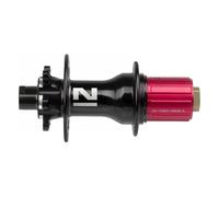 Mozzo Freno a Disco Posteriore Novatec 4in1 24 Fori 142 mm Nero Anodizzato con Cuscinetti Giapponesi
