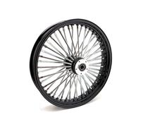 Mozzo Grande Anteriore Doppio Flangia Nero 3,5x23" Per Harley-Davidson Con TÜV