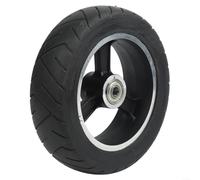 Mozzo in plastica Solid Tire 6x1.6 Smooth Ride Nero (Mozzo in alluminio) | Design a prova di foratura, non necessita di aria, guida senza piatta, dimensioni 145 x 40, si adatta alla maggior parte