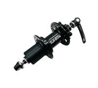 Mozzo per bicicletta 24/28/32/36H per freno a disco posteriore a 6 bulloni, asta per mountain bike/bici da strada, 6 bulloni, 5 cuscinetti a 120 click, mozzo del freno a disco della bicicletta (Black