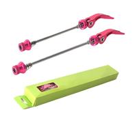 Mozzo per bicicletta a sgancio rapido - Asse in lega di alluminio colorato, set di leve di ricambio per asse anteriore e posteriore da 0,79 pollici | Sostituzione del kit albero cavo in lega di allumi