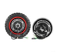 Mozzo per scooter elettrico da 48 V, 500 W, 10 pollici, per KUGOO M4/M4PRO Scooter con ruote in gomma solida (set completo)