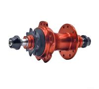 Mozzo posteriore per bicicletta pieghevole 412 con 4 cuscinetti e compatibile con freno a V / freno C (rosso)