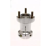 Mozzo posteriore per go-kart - adatto per assale da 30 mm - Lunghezza: 62/95/115 mm - Argento