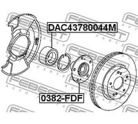 FEBEST 0382-FDF Mozzo ruota