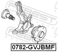 FEBEST 0782-GVJBMF Mozzo ruota