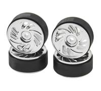 Mozzo Ruota Beadlock Per Axial SCX30 1/30 Rc Parti Aggiornamento | Mozzi ruota beadlock in alluminio morsetti pneumatici montaggio sicuro senza colla su crawler 1/30. Rc Pneumatici Set