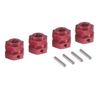 Mozzo ruota in alluminio 1:5 24 mm a 6 spigoli Reely Rosso (metallico) 1 pz.