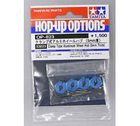 Mozzo ruota in alluminio tipo morsetto Tamiya Japan 53823 OP823 (spessore 5 mm)