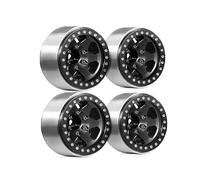 Mozzo Ruota per Cerchione Beadlock In Metallo da 4 Pezzi da 1,9 Pollici per 1/10 RC Crawler Car per Axial SCX10 Pro Capra TRX4/RC4WD D90 Redcat B