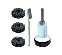 Mozzo ruota pulitore strumento - Set di trattamento del mozzo della ruota,Strumento potente rimozione rapida di sporco olio polvere adatta per trapani bulloni ruota dischi freno camion riparazione