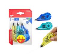 MP 3 rotoli di correttore per mouse, 5 m x 5 mm, correttore preciso e istantaneo, per ufficio, casa o scuola, compatto