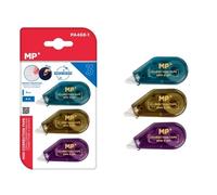 MP 3 rotoli di correttore per mouse, 6 m x 5 mm, correttore preciso e istantaneo, per ufficio, casa o scuola, compatto