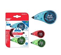 MP 3 rotoli di correttore per mouse, 6 m x 5 mm, correttore preciso e istantaneo, per ufficio, casa o scuola, compatto