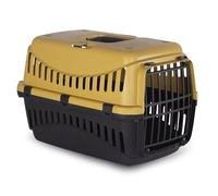 MP Bergamo - Cestino da Trasporto Gipsy 50 Porta in plastica per Gatti, 5 kg, Colore: ECO HONEY
