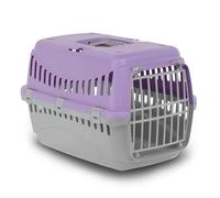 MP Bergamo - Cestino da Trasporto Gipsy 50 Porta in plastica per Gatti, 5 kg, Colore: LILLA
