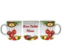 MP CREATIVE SRL Tazza Mug Personalizzata con Nome Idea Regalo Natale