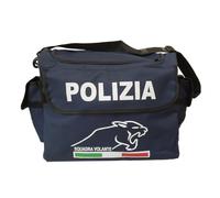 MP di Marco Paternesi Borsone Polizia Squadra Volante - Borsone da Viaggio & Sport con Tracolla Regolabile con Tasche Esterne