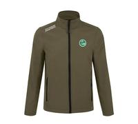 MP di Marco Paternesi Giacca Softshell Alpini ANA Ufficiale Ricamata - Giacca Tecnica Uomo Antivento - Verde Militare o Blu - Taglie S-XXL (IT, Testo, XL, Regular, Regular, VERDE MILITARE)