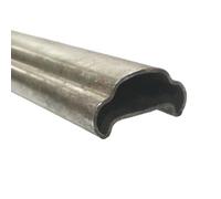 MP Metalli Mancorrente barra corrimano in ferro grezzo 65x35 mm. Spessore 1,5 mm. - Misura 3 mt / 3000 mm - Made in Italy