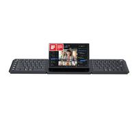 MP Mobile Pixels Tetra Tastiera con touchscreen da 8 pollici, Tasti di scelta rapida personalizzabili Tastiere ergonomiche wireless, 3 layout modulari, connettività Bluetooth, ricarica USB-C, tastiera