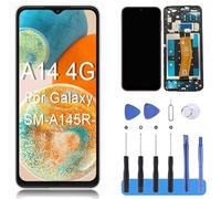 MP+ Schermo di ricambio per Samsung Galaxy A14 4G SM-A145R con cornice, display LCD Touch Screen Assembly con parti di riparazione kit di riparazione