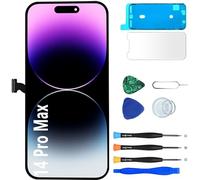MP+ Schermo sostitutivo per iPhone 14 Pro Max, COF, 3D Touch, display Retina, digitalizzatore, con kit di strumenti di riparazione e adesivo impermeabile