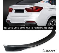 MP Style Paraurti Posteriore Labbro Tronco Spoiler per BMW F16 X6 In Fibra di Carbonio Auto Baule Posteriore Tronco Spoiler Ala Labbro 2015-2018 Accessori carbon look