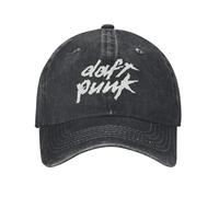 MPBGAOGP Cappello da Baseball Uomo,Eletronica Punk Daft Vintage Banda Denim Cappello Traspirante Design cap Femminile Berretto da Baseball Uomo,Regali per colleghi di Lavoro