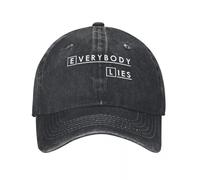 MPBGAOGP Cappello da Baseball Uomo,House MD Tutti Bugie Hugh Laurie Denim Cappello Avventure all'Aria Aperta Cappello Estivo Cappello da Baseball per Gli Uomini,Regali per colleghi di Lavoro
