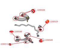 MPBS 2200549-00/80SHA Supporto, Braccio oscillante per HONDA
