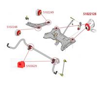 MPBS 5102249-00/80SHA Supporto, Braccio oscillante per RENAULT