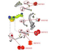 MPBS 6503160-00/CS Supporto, Braccio oscillante per AUDI,SKODA,VW