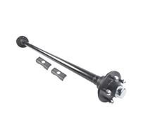 MpbUNjg Mozzi a 5 Alette Mozzo Frontale da 58 Pollici ASSE per rimorchio ASSE per Barche Mozzi tenditori 5x4,5 con Portata nominale di 2000 libbre