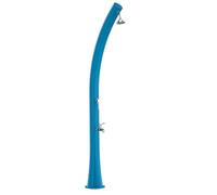 MPC Starmatrix Rio Doccia a Riscaldamento Solare Curva in Polietilene Serbatoio 25 l con Lavapiedi Blu Soffione Rotondo Serbatoio 25 Litri con Lavapiedi Accessori e Rubinetti in Ottone