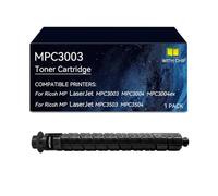 MPC3003 Cartucce toner compatibile Per Ricoh, con chip | Sostituzione della cartuccia toner MPC3003 for stampante MPC3003 MPC3004 MPC3004ex MPC3503 MPC3504(Black)